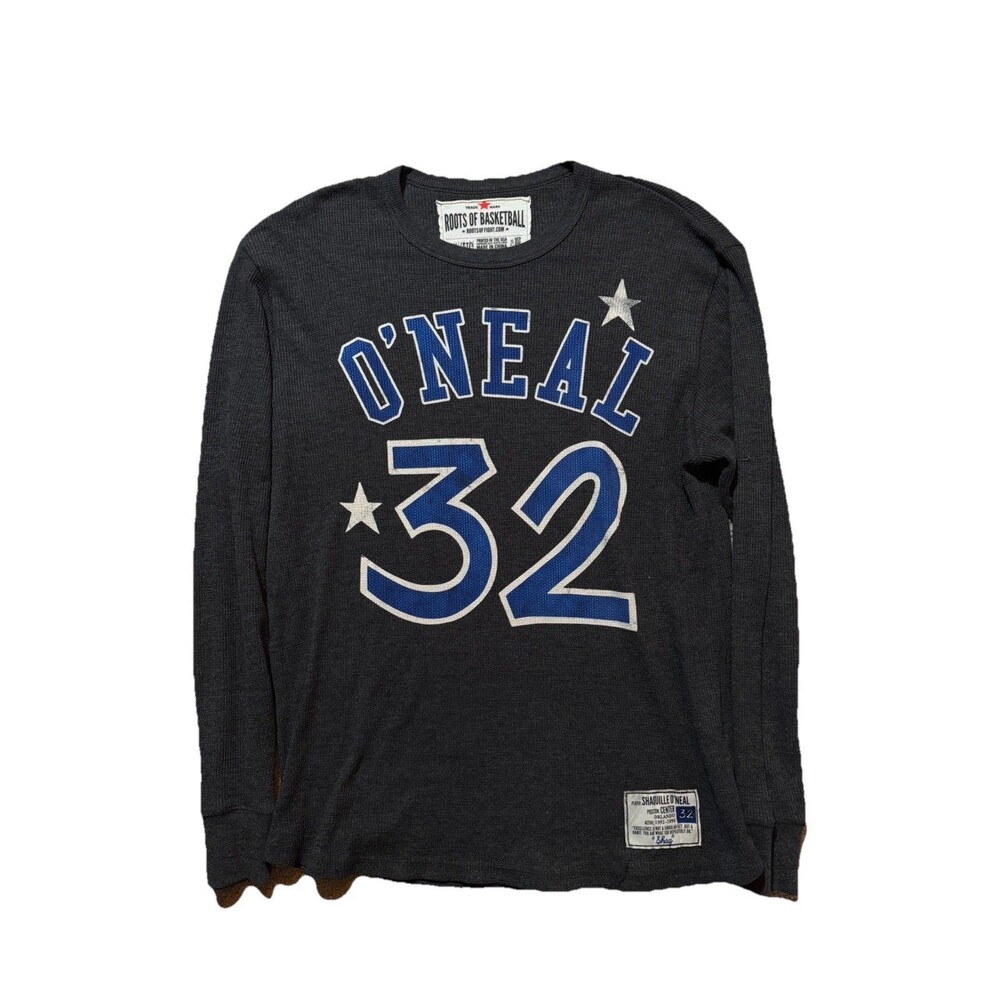 Roots of Fight Shaquille O'Neal Shaq #32 Thermal Shirt Orlando XXL Basketball